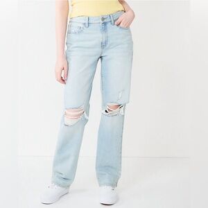 Juniors' SO® High-Rise '90s
Straight Jeans